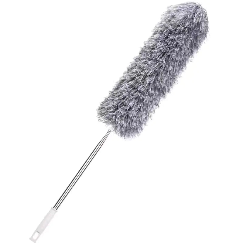 Duster with a long handle on a white background