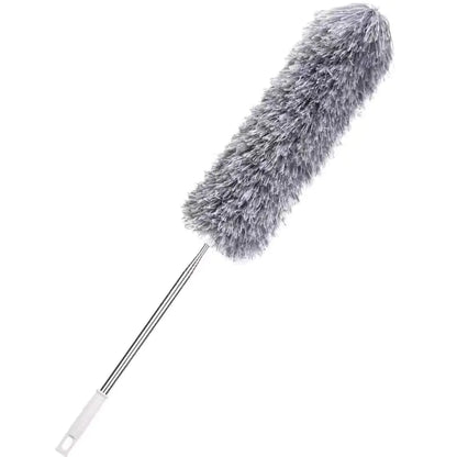 Duster with a long handle on a white background