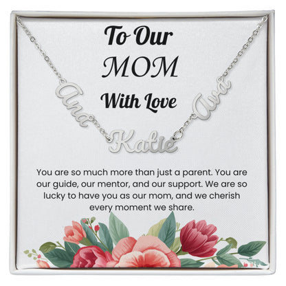 Custom Multiple Name Necklace for Mom