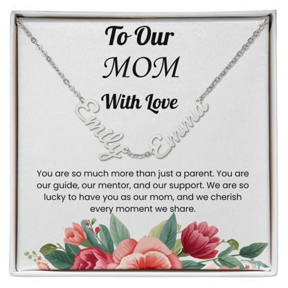 Custom Multiple Name Necklace for Mom