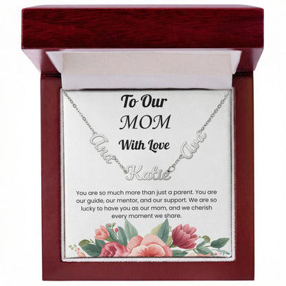 Custom Multiple Name Necklace for Mom
