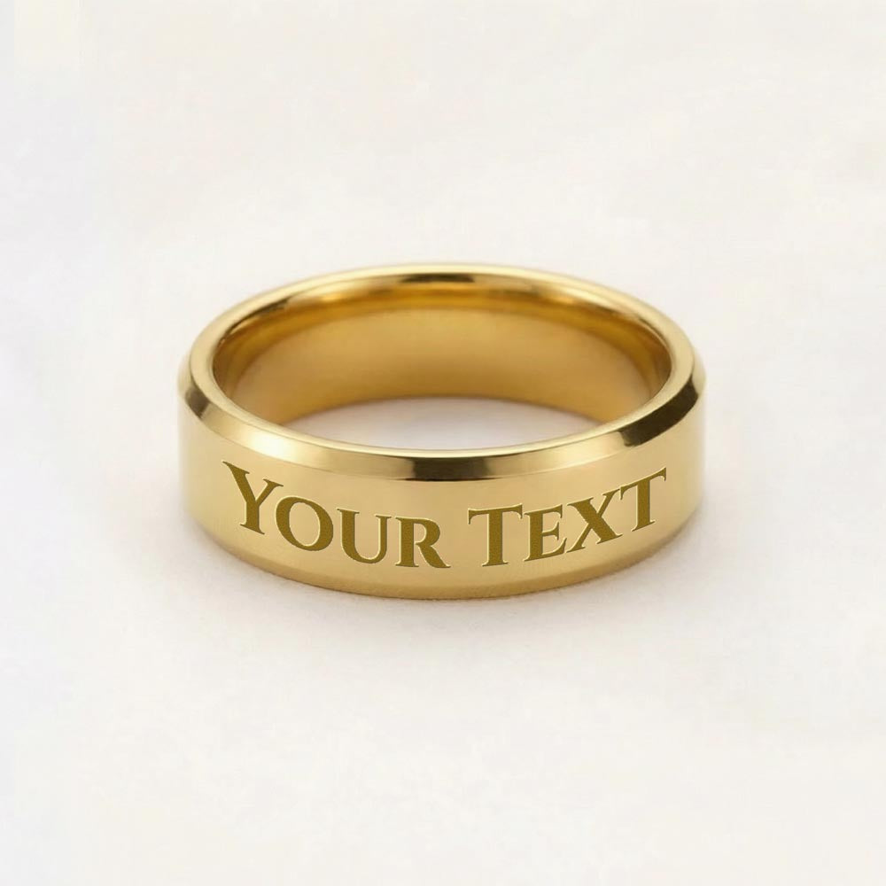 Graduation Engraved Mens Ring