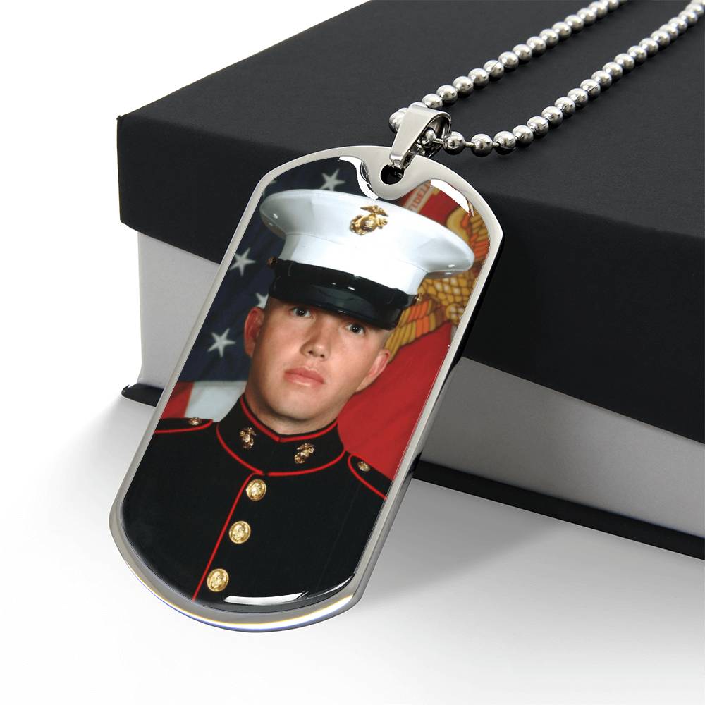 Dog Tag Necklace with Engraving