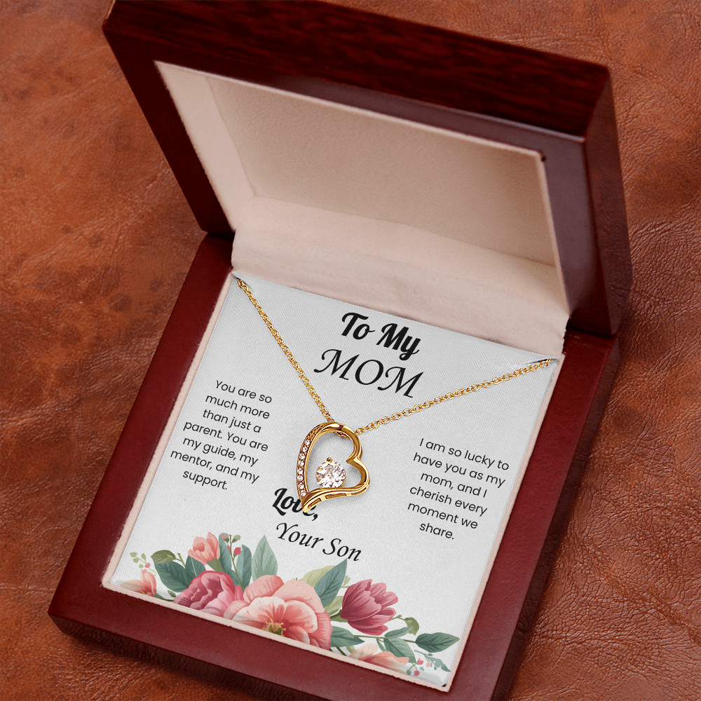 Forever Love Necklace for Mom from Son