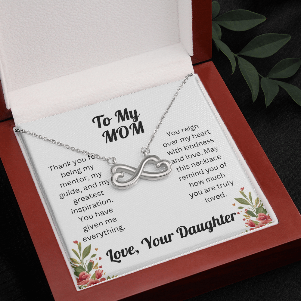 Endless Love Necklace - to Mom from Daughter 8