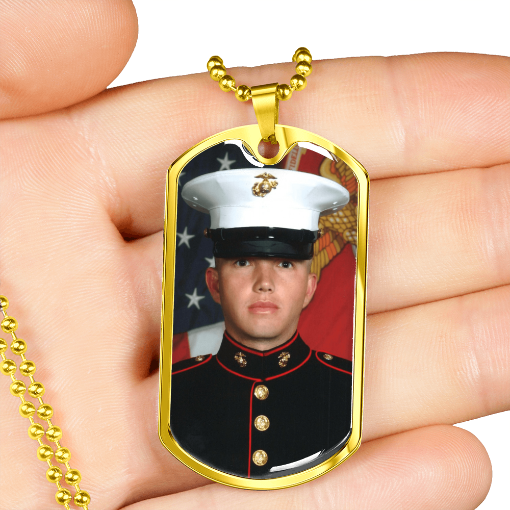 Dog Tag Necklace with Engraving