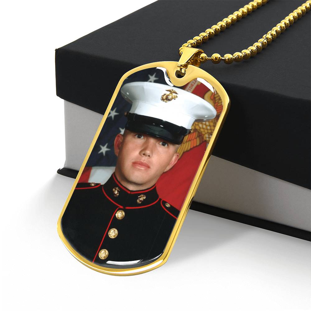 Dog Tag Necklace with Engraving