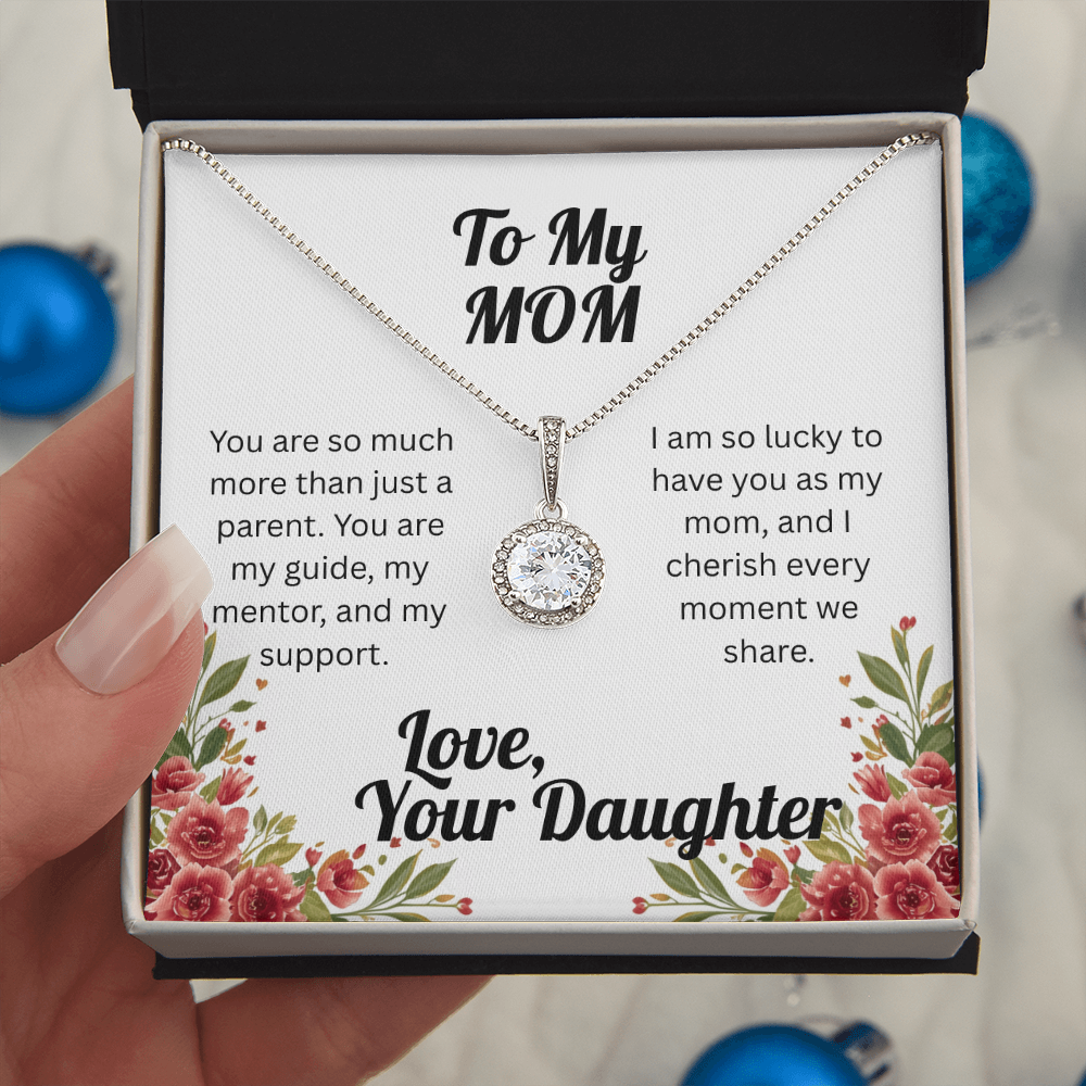 Dazzling Eternal Hope Necklace for Mom from Daughter
