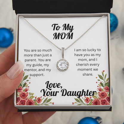 Dazzling Eternal Hope Necklace for Mom from Daughter