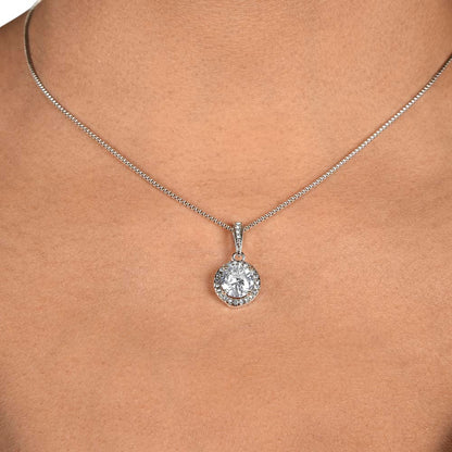 Dazzling Eternal Hope Necklace for Mom from Daughter