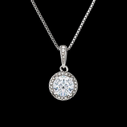 Dazzling Eternal Hope Necklace for Mom from Daughter