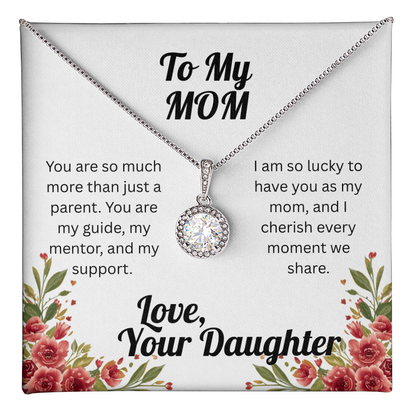 Dazzling Eternal Hope Necklace for Mom from Daughter