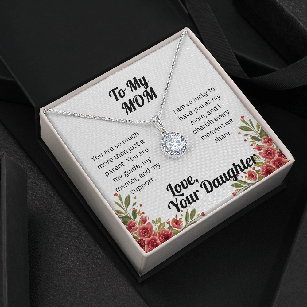 Dazzling Eternal Hope Necklace for Mom from Daughter