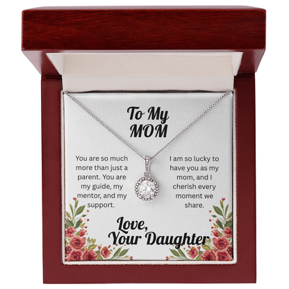 Dazzling Eternal Hope Necklace for Mom from Daughter