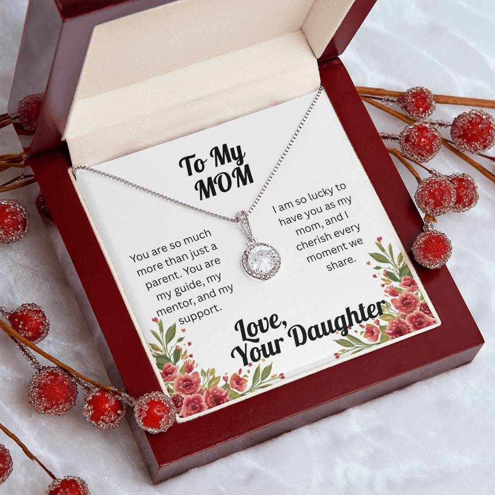 Dazzling Eternal Hope Necklace for Mom from Daughter
