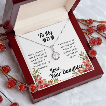 Dazzling Eternal Hope Necklace for Mom from Daughter