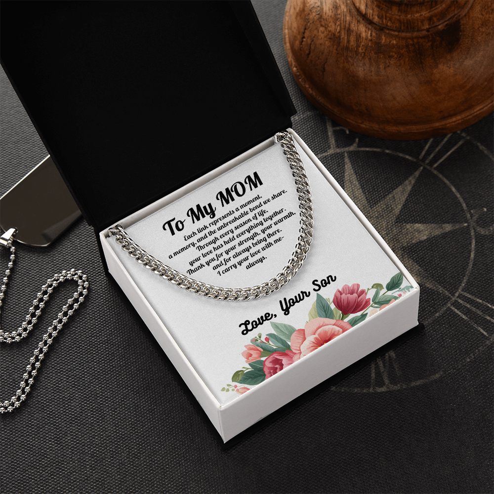 Forever Connected Link Chain for Mom from Son