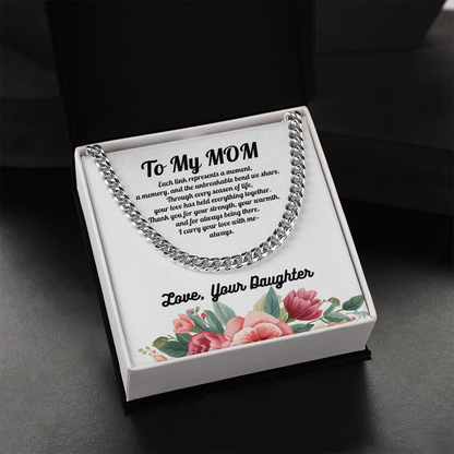 Forever Connected Link Chain for Mom from Daughter