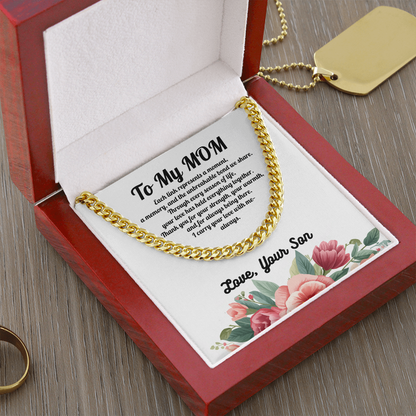 Forever Connected Link Chain for Mom from Son