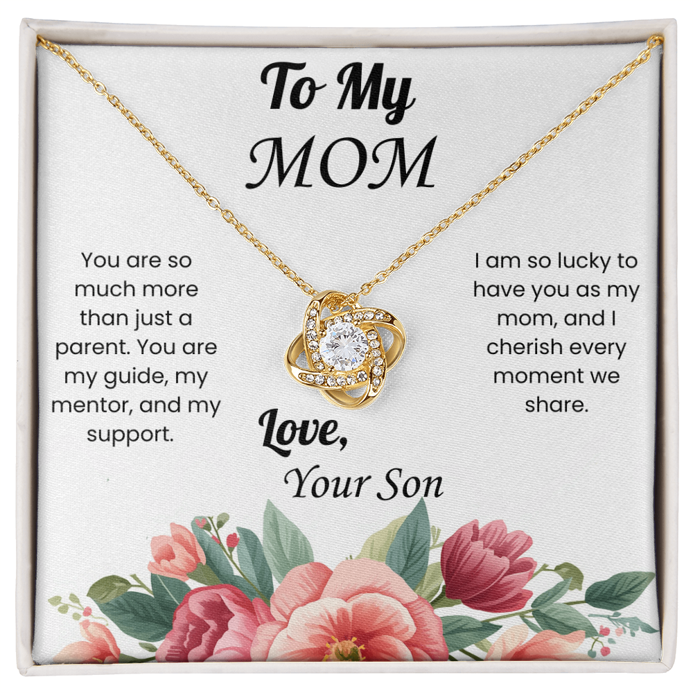 Love Knot Necklace for Mom from Son