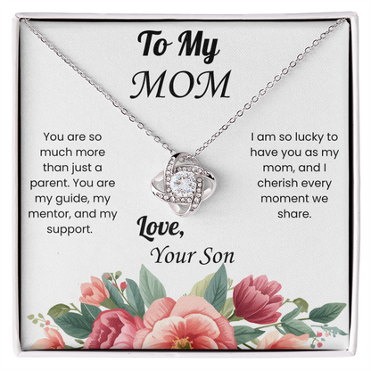 Love Knot Necklace for Mom from Son