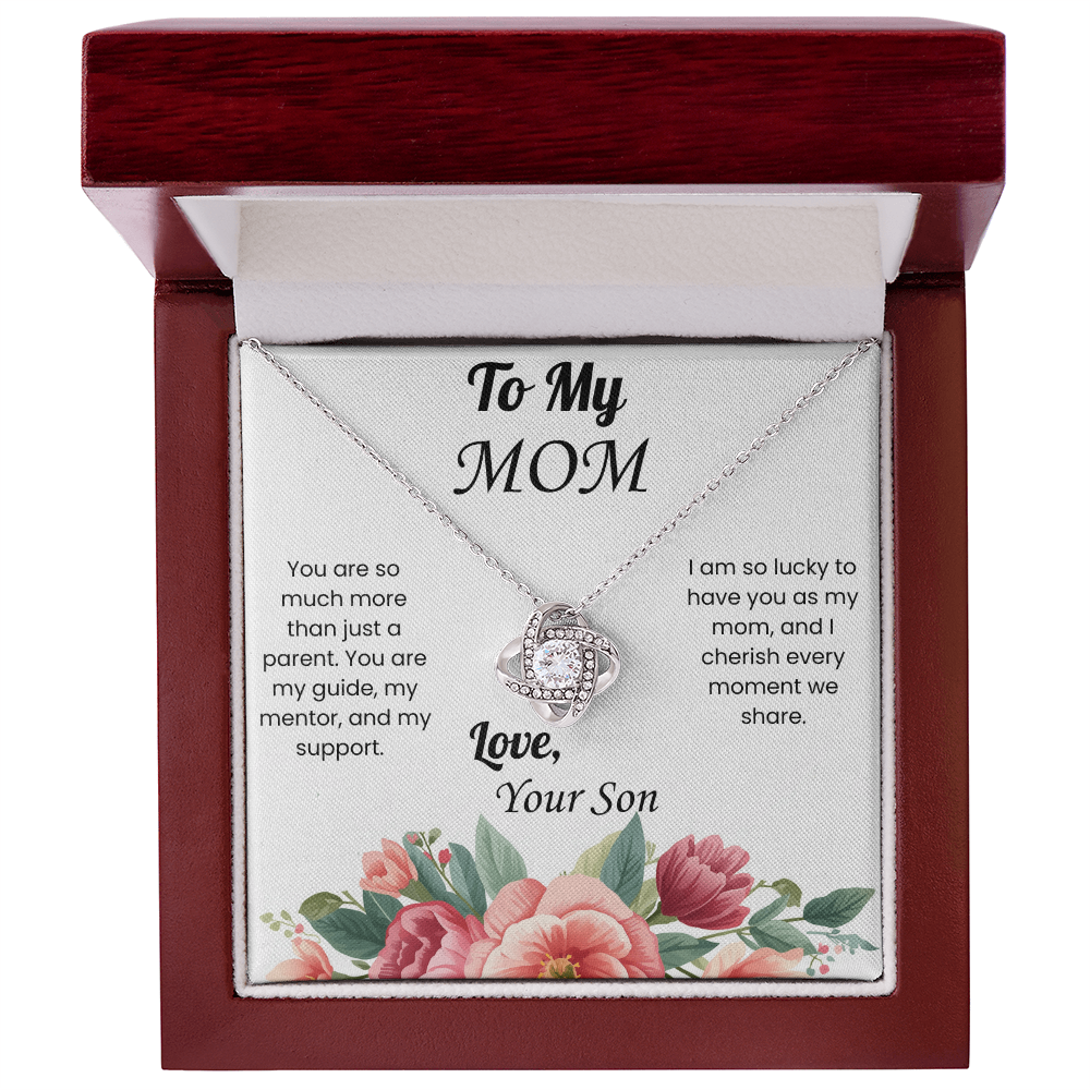 Love Knot Necklace for Mom from Son