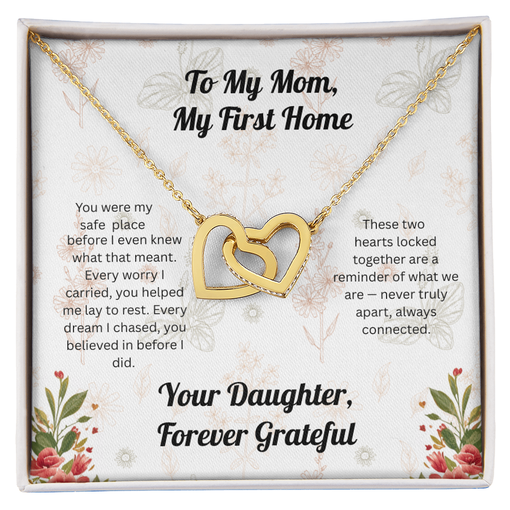 Interlocking Hearts necklace 1