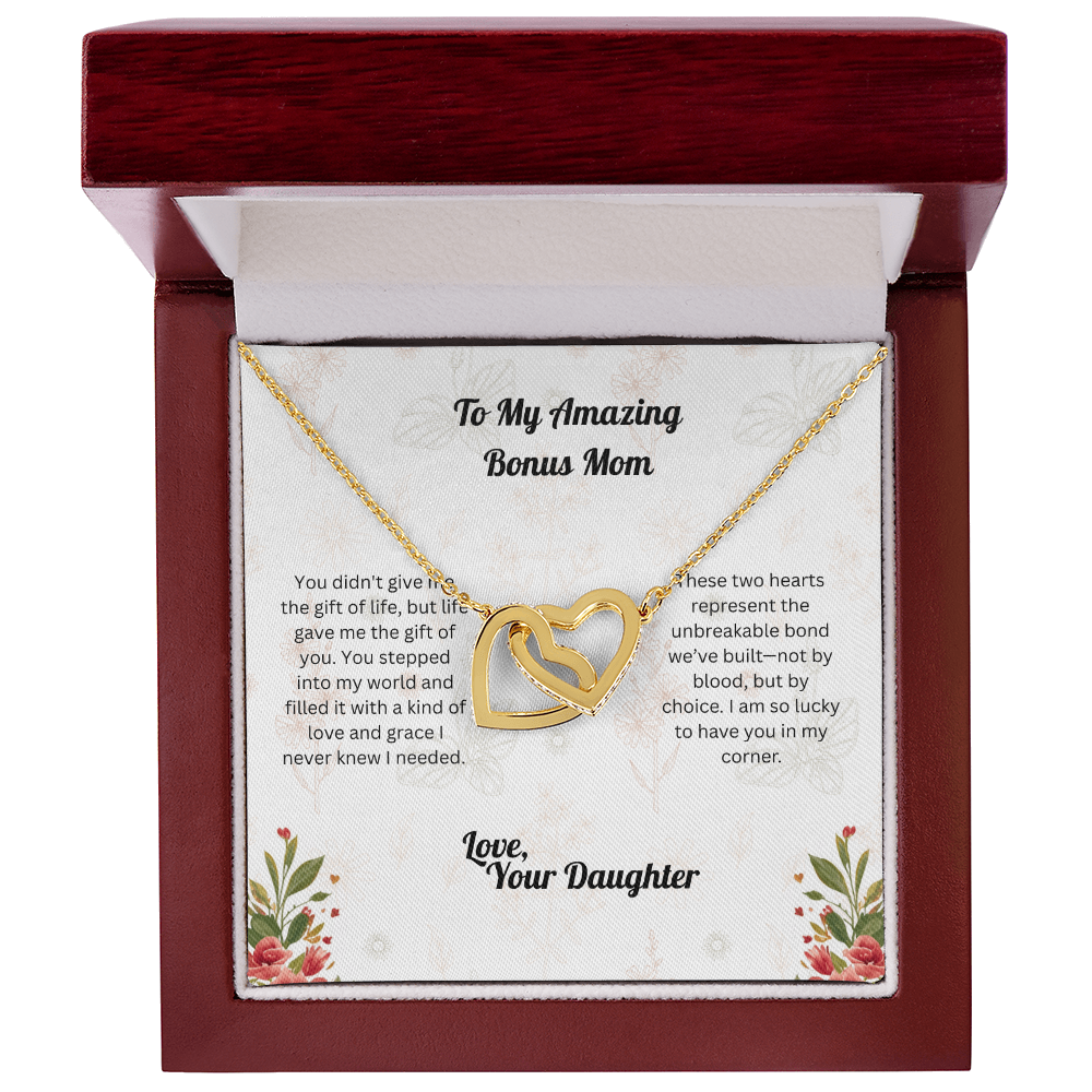 Interlocking Hearts - to Bonus Mom from Daughter 6