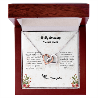 Interlocking Hearts - to Bonus Mom from Daughter 4