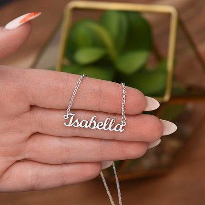 Custom Name  Necklace for Mom from Daughter