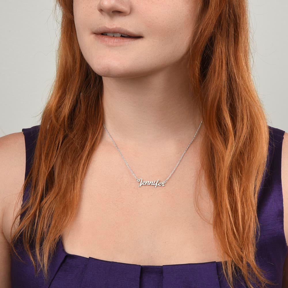 Custom Name  Necklace for Mom from Son