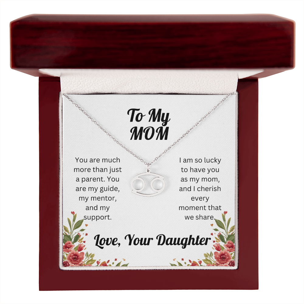 Zodiac Symbol Necklace to Mom from Daughter