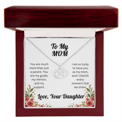 Zodiac Symbol Necklace to Mom from Daughter
