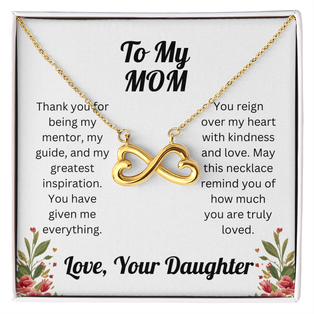 Endless Love Necklace - to Mom from Daughter 4