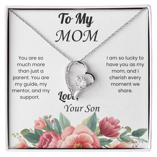 Forever Love Necklace for Mom from Son