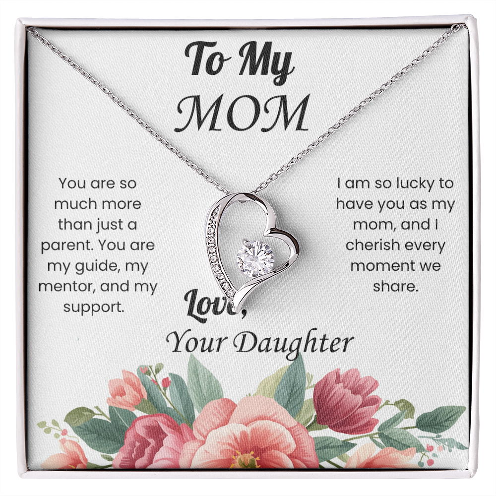 Forever Love Necklace for Mom from Daughter