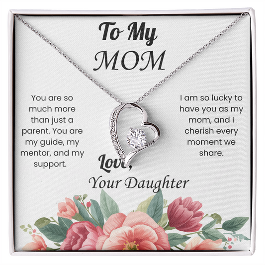 Forever Love Necklace for Mom from Daughter