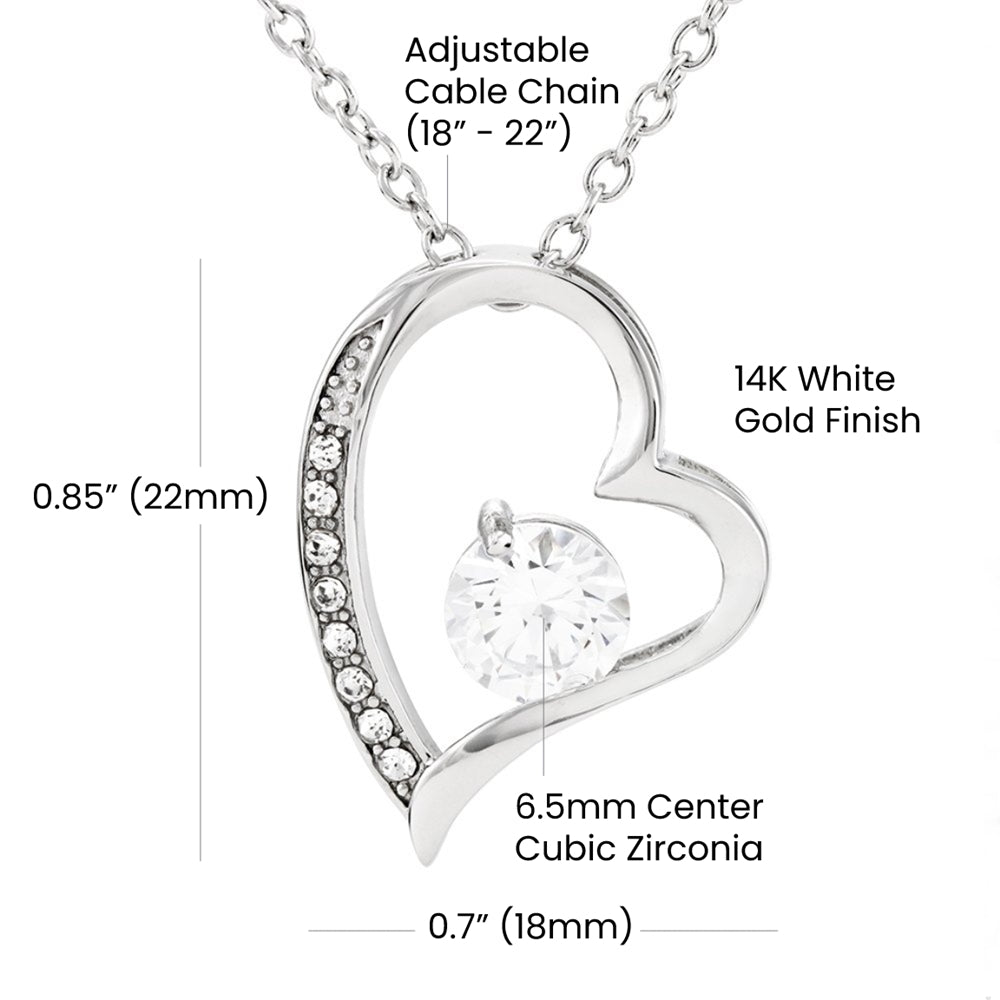 Forever Love Necklace for Mom from Daughter