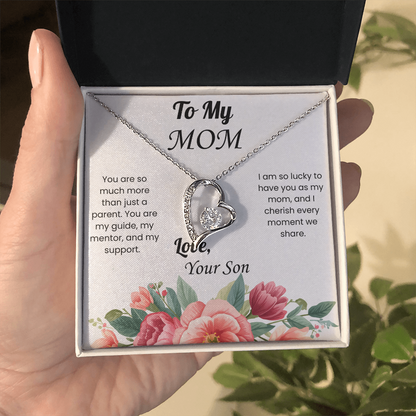 Forever Love Necklace for Mom from Son