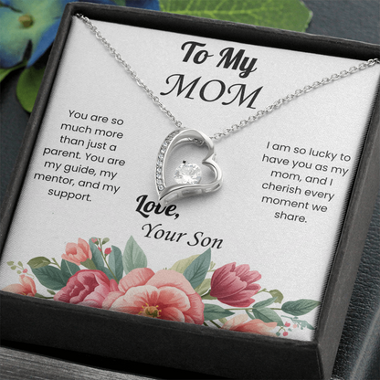 Forever Love Necklace for Mom from Son