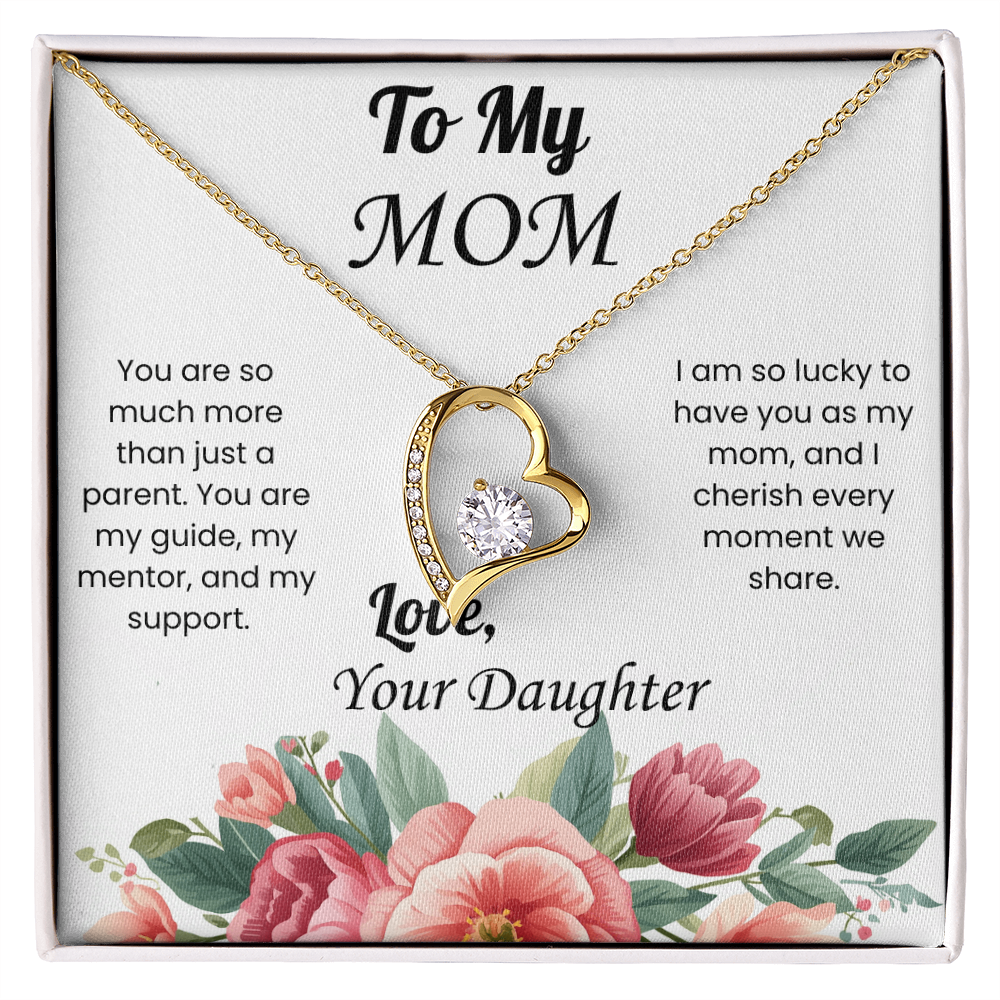 Forever Love Necklace for Mom from Daughter