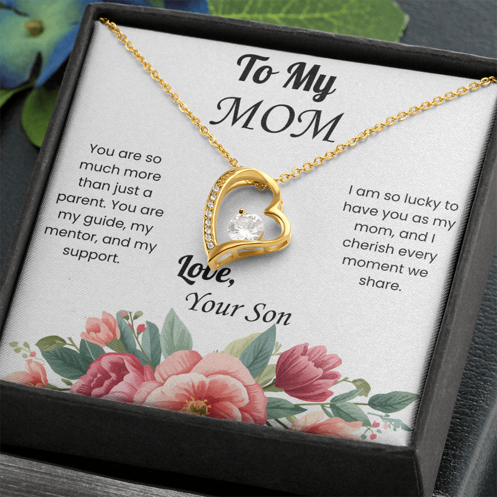 Forever Love Necklace for Mom from Son