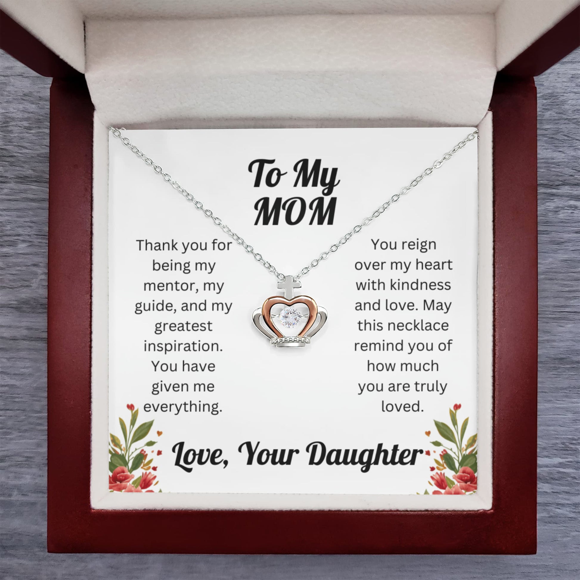 Crown Pendant Necklace