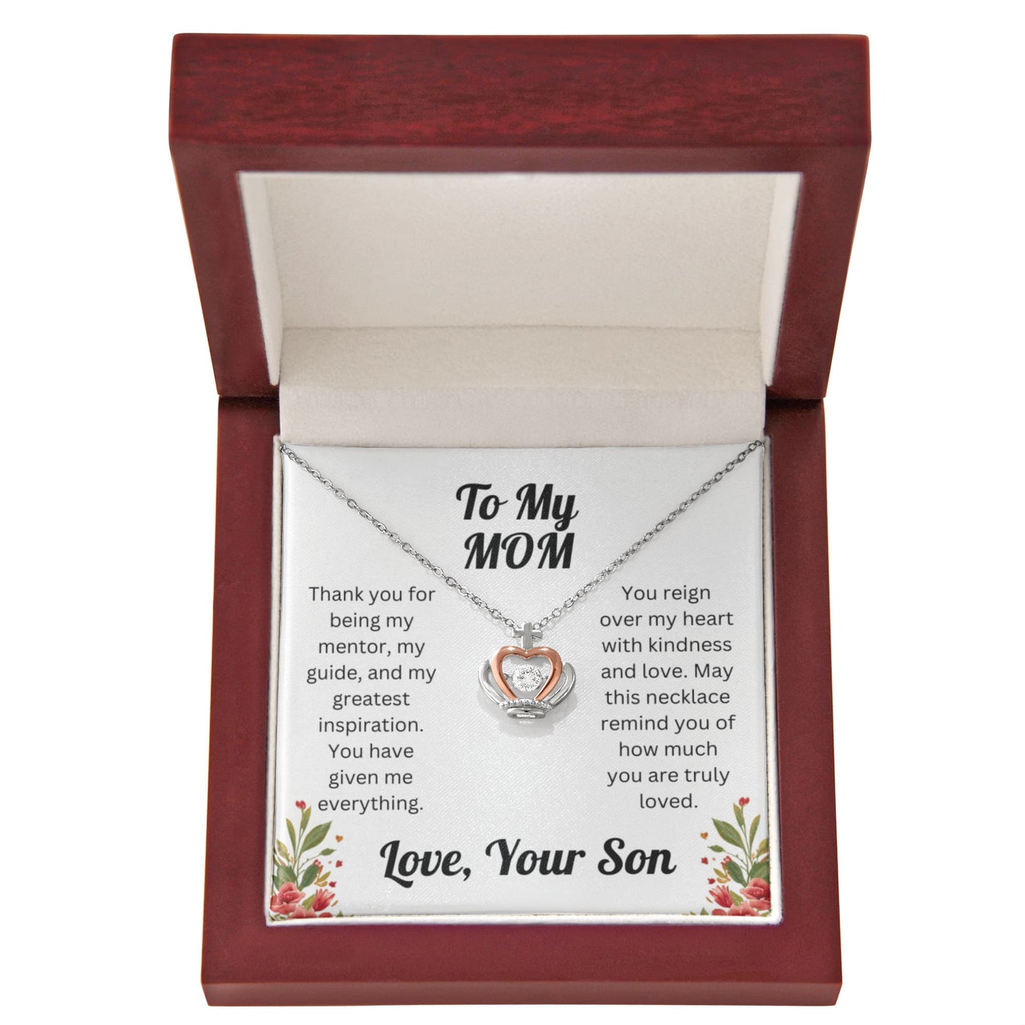 Crown Pendant Necklace