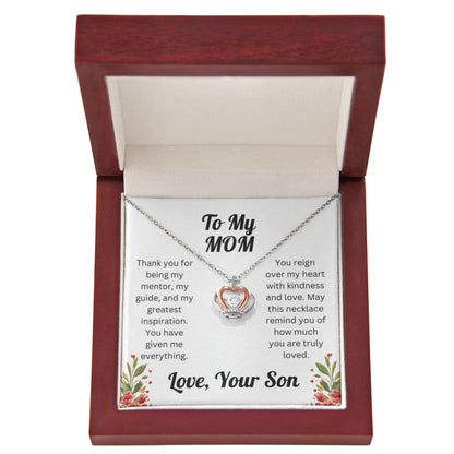 Crown Pendant Necklace