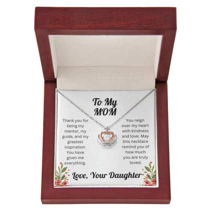Crown Pendant Necklace