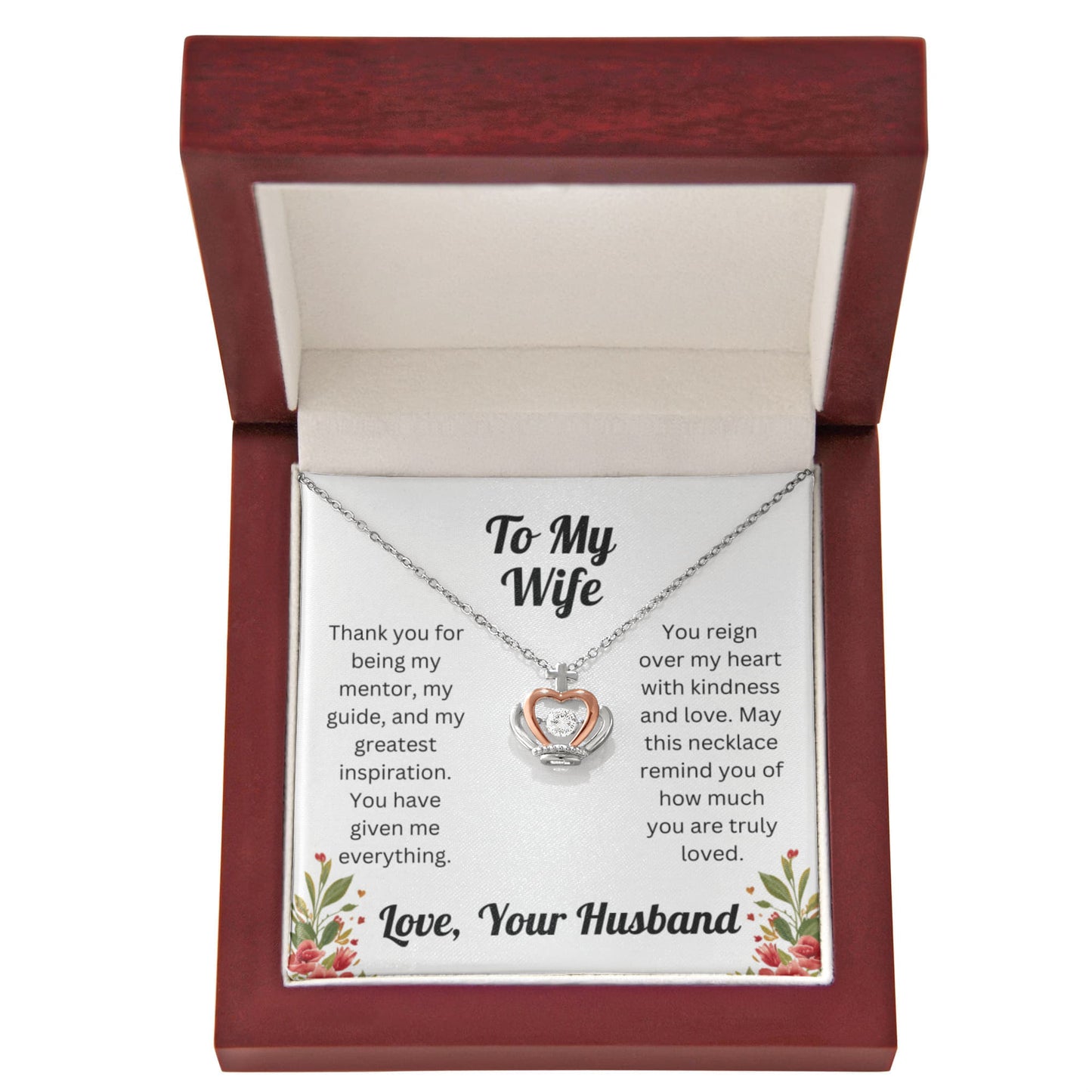 Crown Pendant Necklace