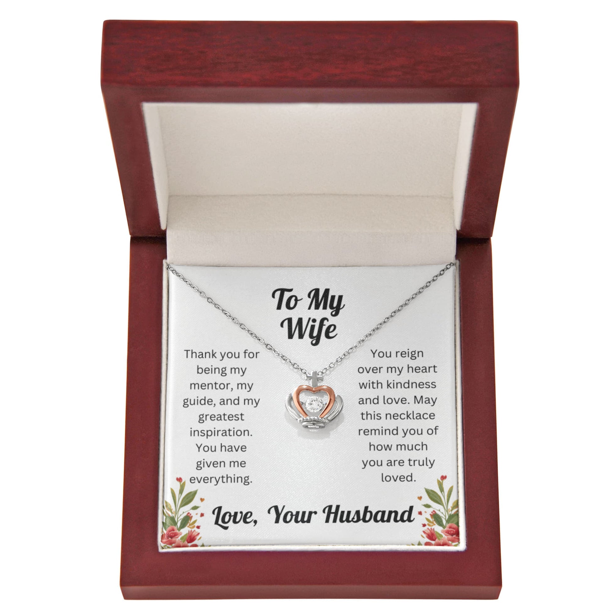 Crown Pendant Necklace