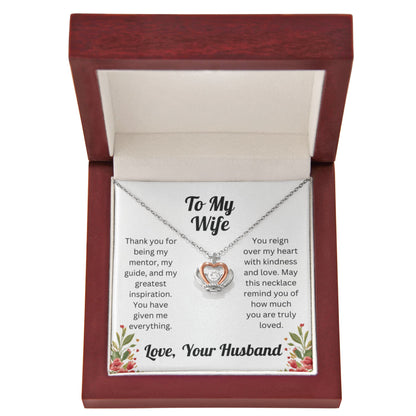 Crown Pendant Necklace